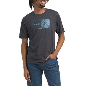 HURLEY BLACK HEATHER Halfer Gradient Tee